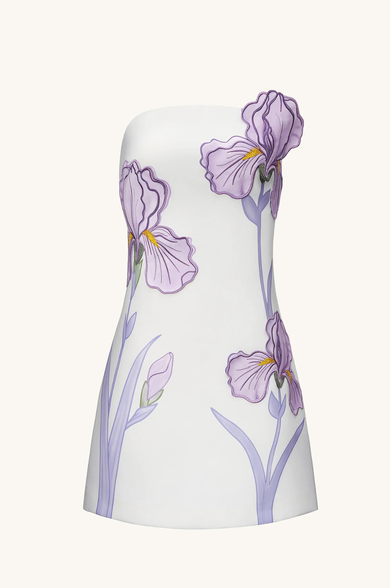 Wild Iris Strapless Mini