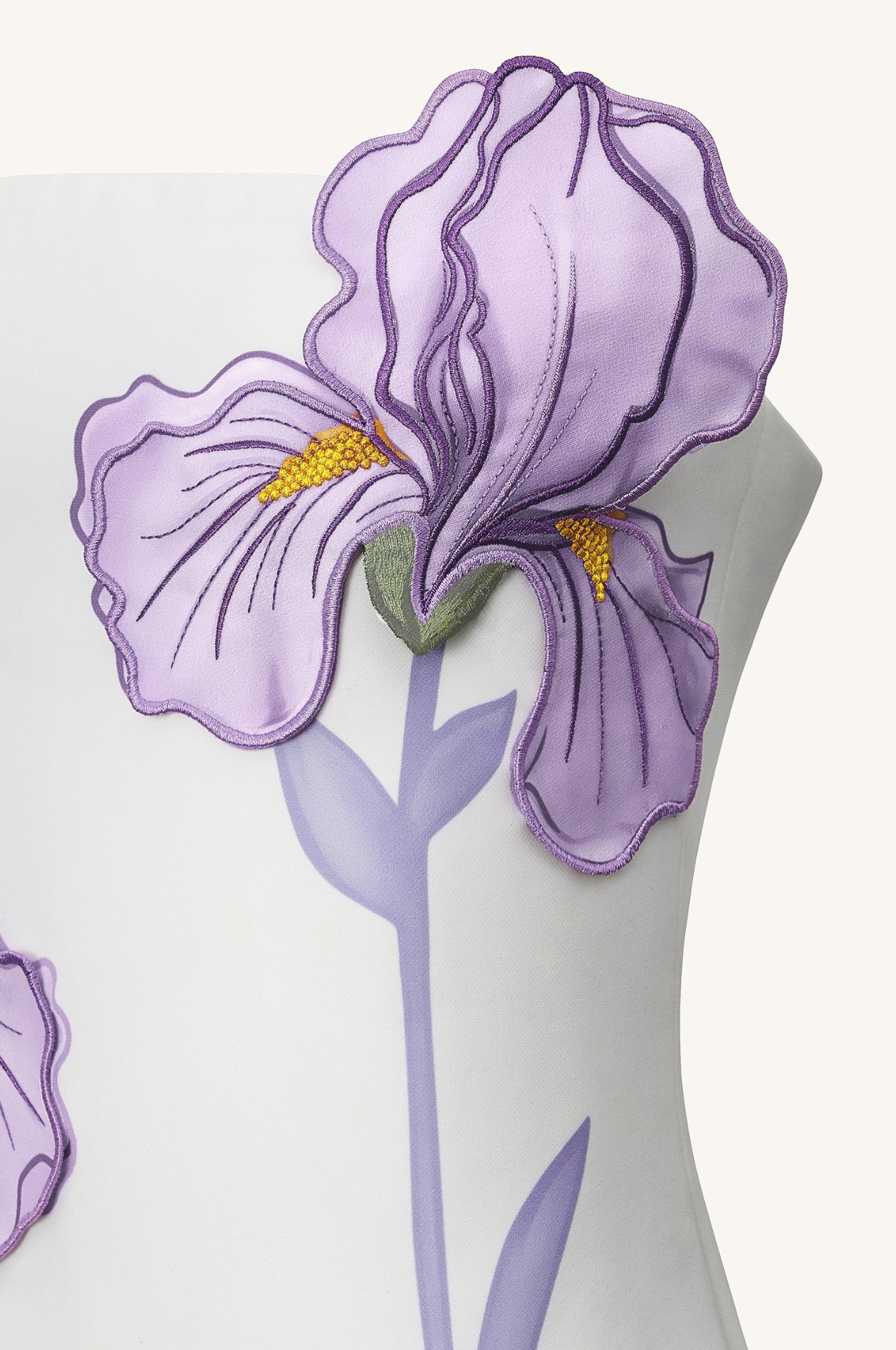 Wild Iris Strapless Mini