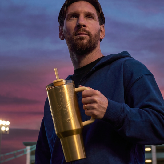 The Messi x Stanley 40oz