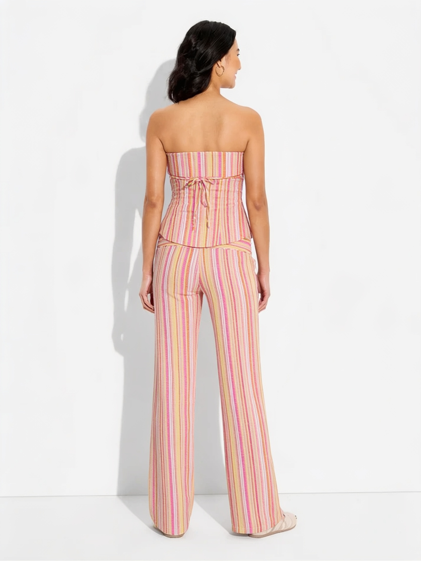 Striped Bandeau Set