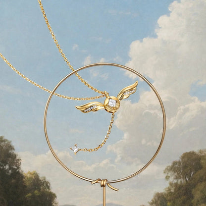 Ripples Golden Snitch Necklace